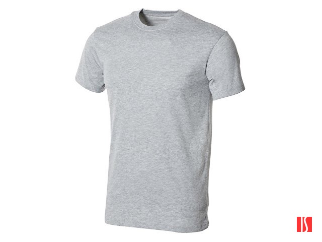 Футболка "Super Heavy Super Club" мужская, серый меланж