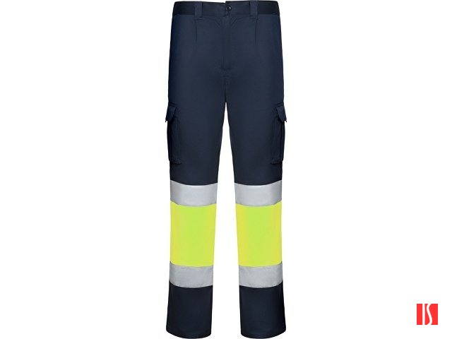 Брюки "Daily stretch HV", нэйви/неоновый желтый