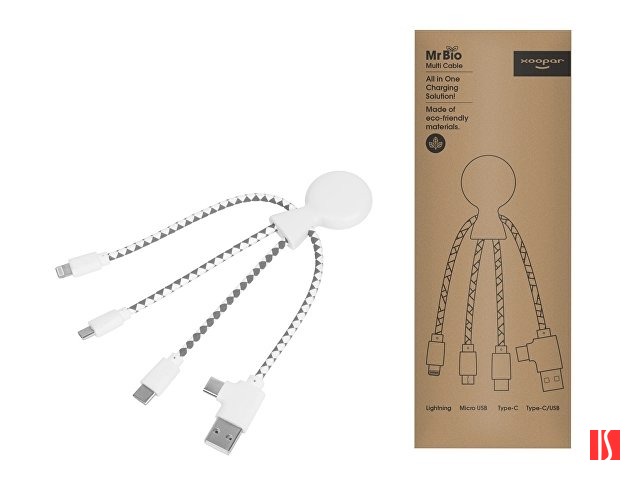 Зарядный кабель Mr. Bio в картонной упаковке
