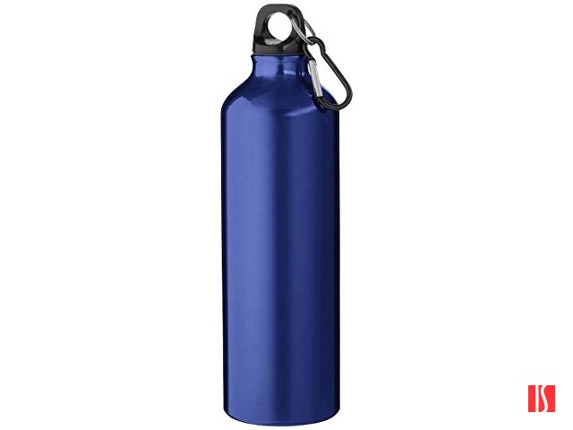 Алюминиевая бутылка для воды Oregon объемом 770 мл с карабином - Синий