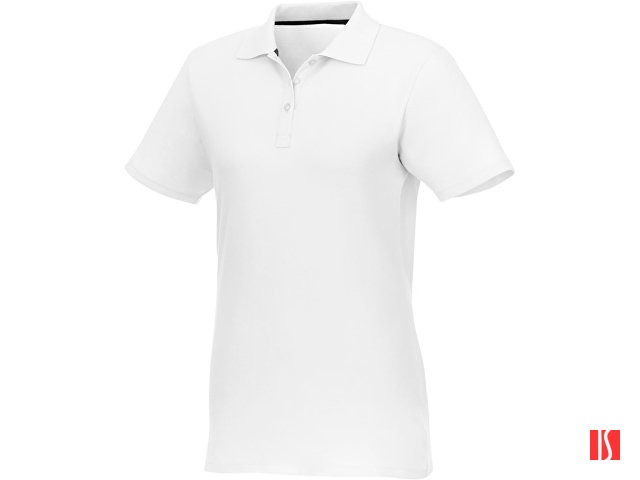 Женское поло Helios с коротким рукавом, белый