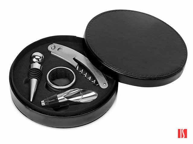 Набор аксессуаров для вина «Fabrizio», черный