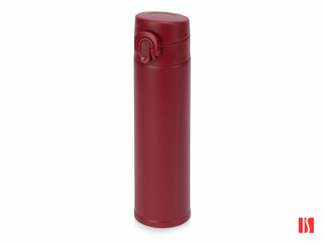 Вакуумная герметичная термокружка «Inter», глубокий красный, нерж. сталь