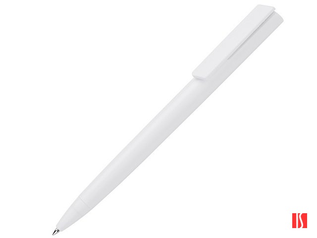 Ручка пластиковая шариковая "Taper Solid", матовый белый