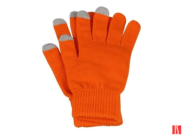 Перчатки для сенсорного экрана "Сет", S/M, оранжевый