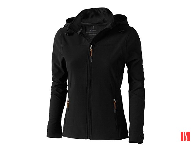 Куртка софтшел "Langley" женская, черный