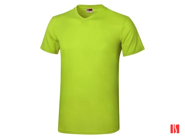 Футболка "Heavy Super Club" мужская с V-образным вырезом, зеленое яблоко