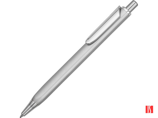 Ручка металлическая шариковая трехгранная «Riddle», серебристый