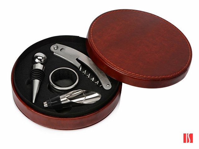 Набор аксессуаров для вина «Fabrizio», коричневый