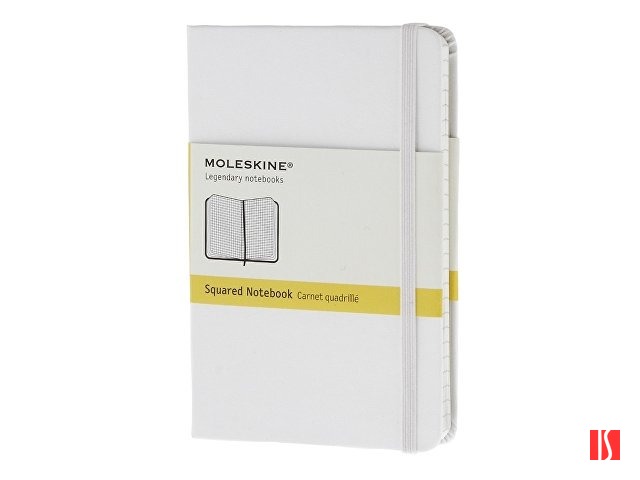Записная книжка Moleskine Classic (в клетку), Pocket (9х14 см), белый