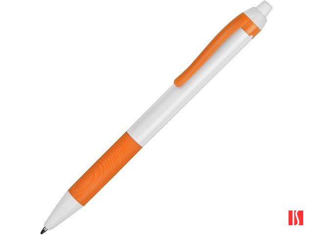 Ручка пластиковая шариковая «Centric», белый/оранжевый