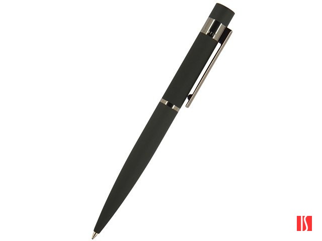 Ручка "Verona" шариковая  автоматическая, черный металлический корпус 1.0 мм, синяя