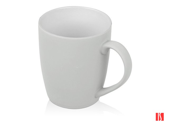 Кружка с покрытием soft-touch “Tulip Gum”, светло-серый NEW 420C