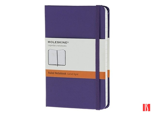 Записная книжка Moleskine Classic (в линейку) в твердой обложке, Pocket (9x14см), фиолетовый
