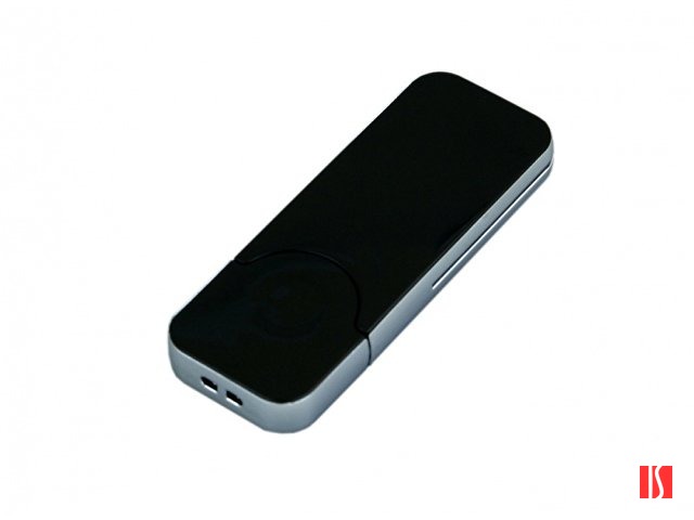 USB-флешка на 16 Гб в стиле I-phone, прямоугольнй формы, черный