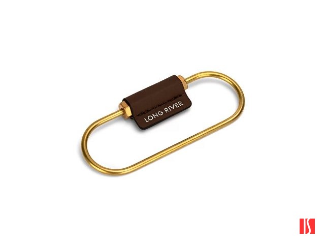 Карабин для ключей Тоне, коричневый