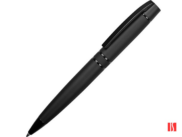 Ручка металлическая шариковая Uma «VIP GUM» soft-touch с зеркальной гравировкой, черный