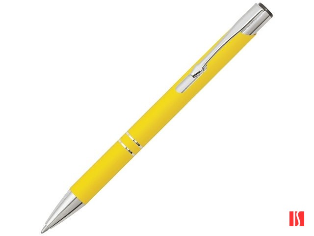 Купить Ручка металлическая шариковая C1 софт-тач, желтый Ручка металлическая шариковая C1 софт-тач, желтый