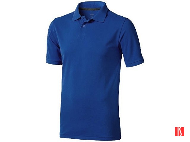 Calgary мужская футболка-поло с коротким рукавом, синий