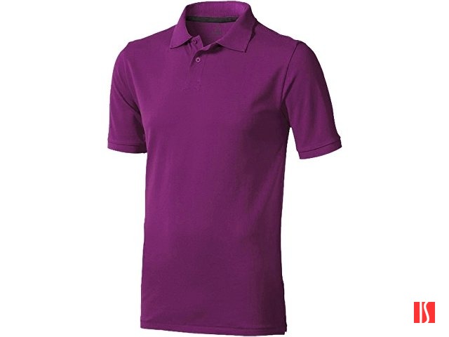 Calgary мужская футболка-поло с коротким рукавом, темно-фиолетовый