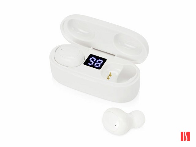 Беспроводные наушники TWS в кейсе Volts. Evolt, белый, пластик