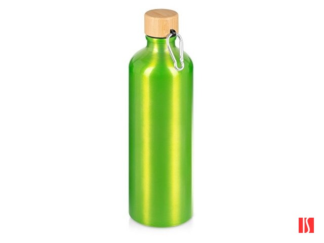 Бутылка "Hip M Bamboo" с карабином, 770 мл, зеленый