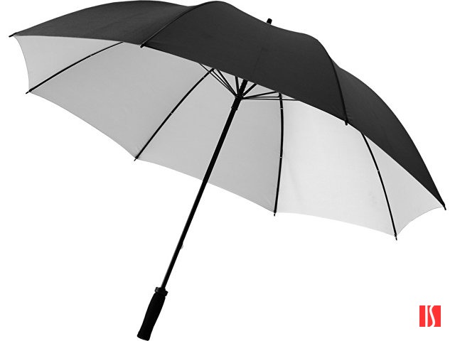Зонт Yfke противоштормовой 30", черный/серебристый