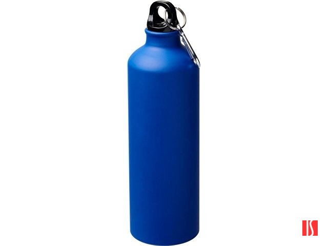 Матовая спортивная бутылка Pacific объемом 770 мл с карабином, cиний