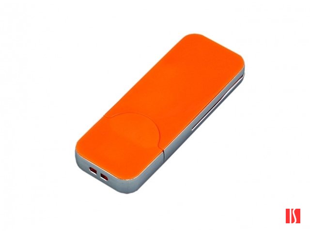USB-флешка на 16 Гб в стиле I-phone, прямоугольнй формы, оранжевый