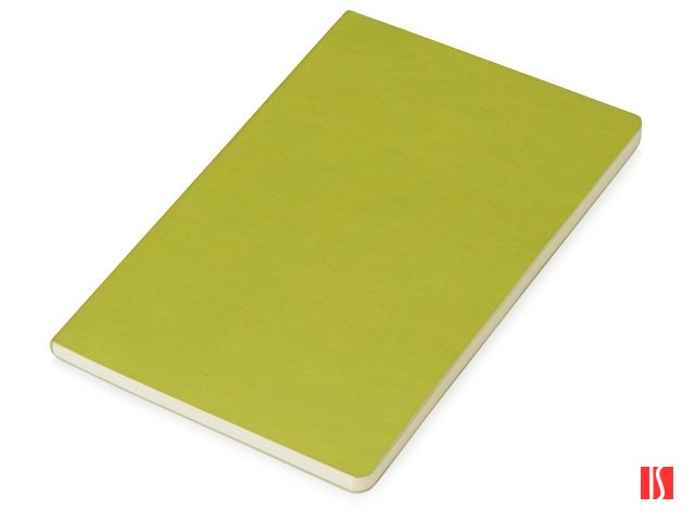 Блокнот «Wispy» линованный в мягкой обложке, зеленое-яблоко