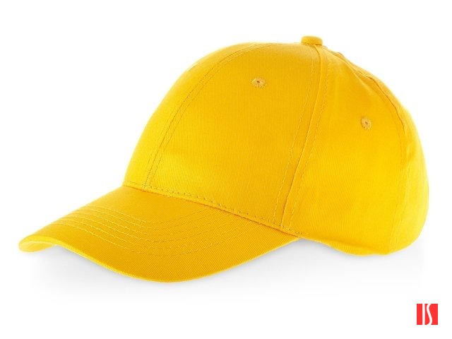 Бейсболка "Detroit" 6-ти панельная, желтый