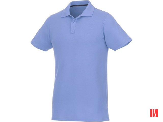 Мужское поло Helios с коротким рукавом, светло-синий