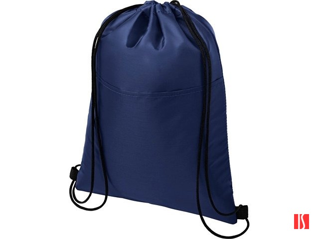 Сумка-холодильник Oriole на шнуровке на 12 банок, темно-синий