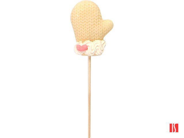 Карамель леденцовая на сахаре Варежка 3D, 40г, белая