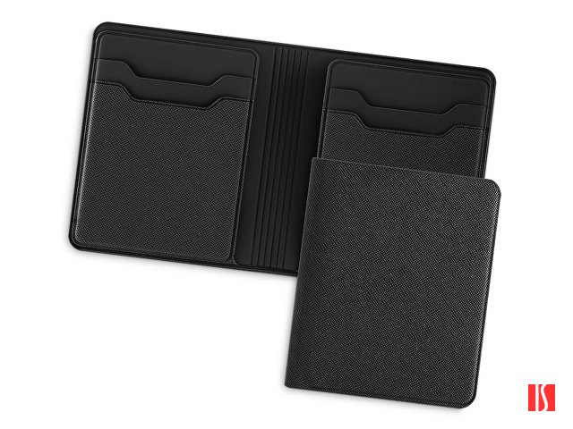 Картхолдер с отделением для бумажных денег "Favor", черный