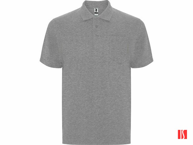 Рубашка поло "Centauro Premium" мужская, серый меланж