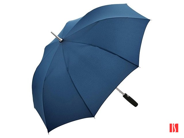 Зонт-трость 7560 Alu с деталями из прочного алюминия, полуавтомат, нейви