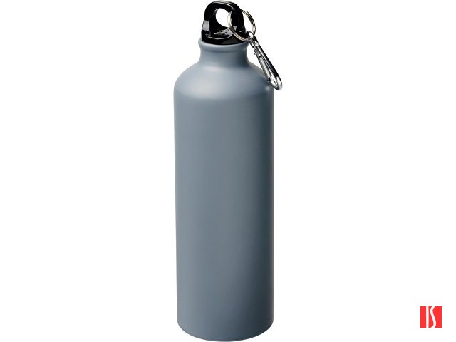 Матовая спортивная бутылка Pacific объемом 770 мл с карабином, серый