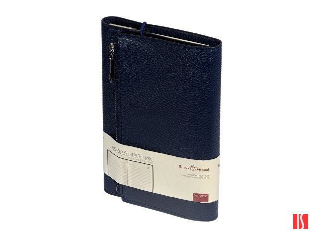 Ежедневник недатированный  А5- "Dolce Vita" (темно-синий)