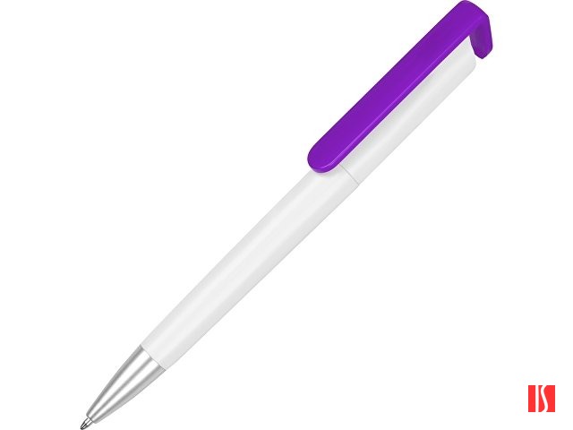 Ручка-подставка «Кипер», белый/фиолетовый