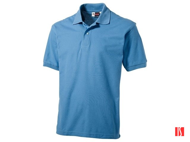 Рубашка поло "Boston" мужская, голубой лед
