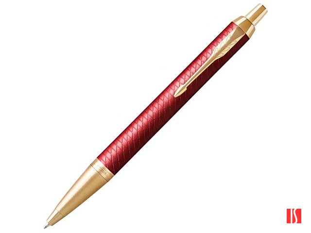 Шариковая ручка Parker IM Premium K318  Red GT, стержень: M, цвет чернил: blue, в подарочной упаковке.
