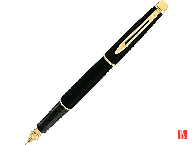Перьевая ручка Waterman Hemisphere, цвет: Mars Black/GT, перо: F