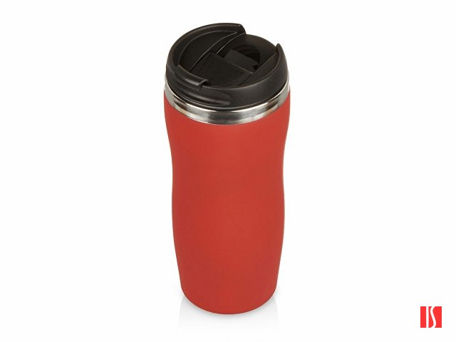 Термокружка "Double wall mug C1", soft touch, 350 мл, красный (Р)