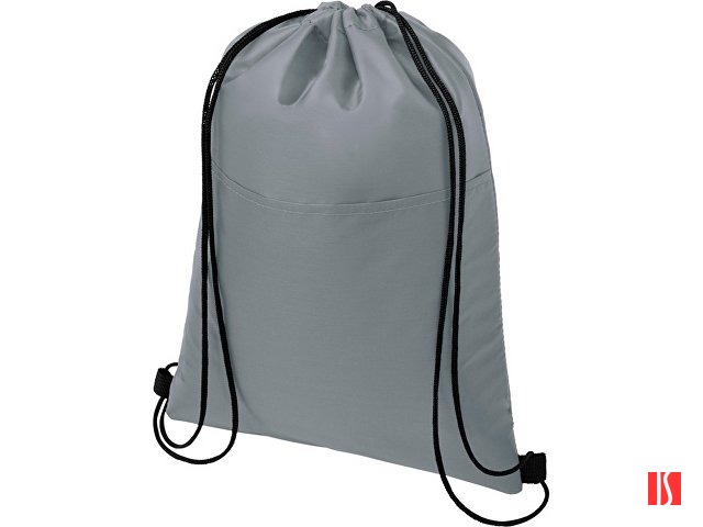 Сумка-холодильник Oriole на шнуровке на 12 банок, серый