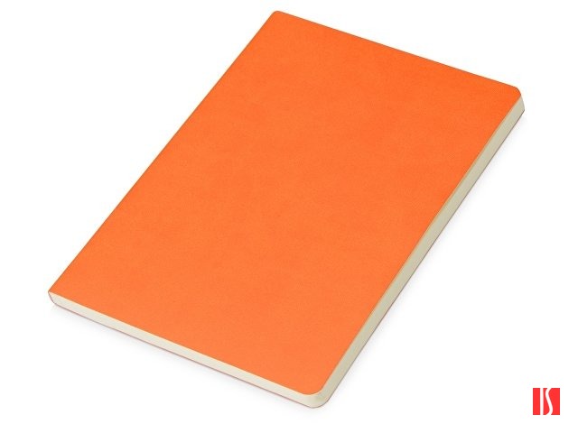 Блокнот «Wispy» линованный в мягкой обложке, оранжевый