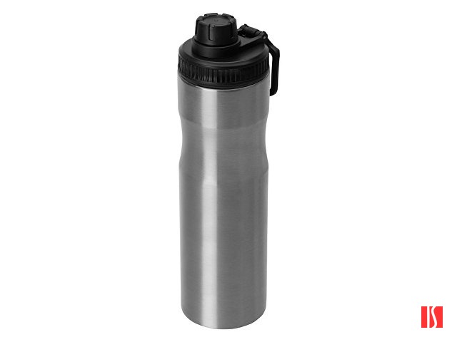 Бутылка для воды «Supply» Waterline, нерж сталь, 850 мл, серебристый/черный
