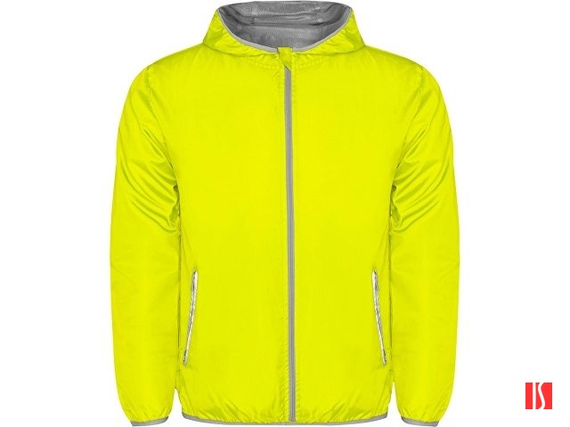 Ветровка "Angelo" унисекс, неоновый желтый