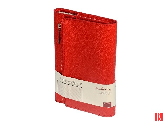 Ежедневник недатированный  А5- "Dolce Vita"  (красный)