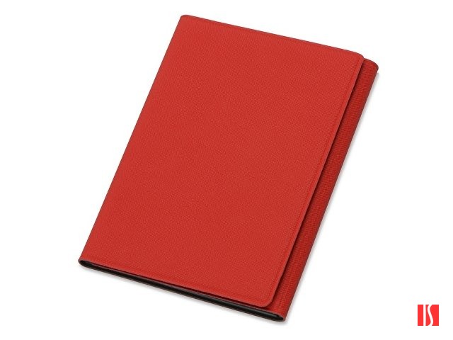 Обложка на магнитах для автодокументов и паспорта "Favor", красная/серая